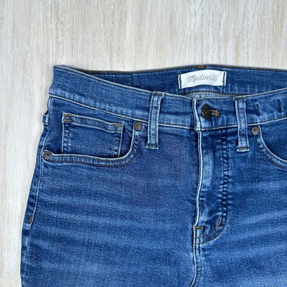 Madewell 9" Mid Rise Skinny Leg Stretch Casual Everyday Classic Denim Jeans 27 - Picture 4 of 15